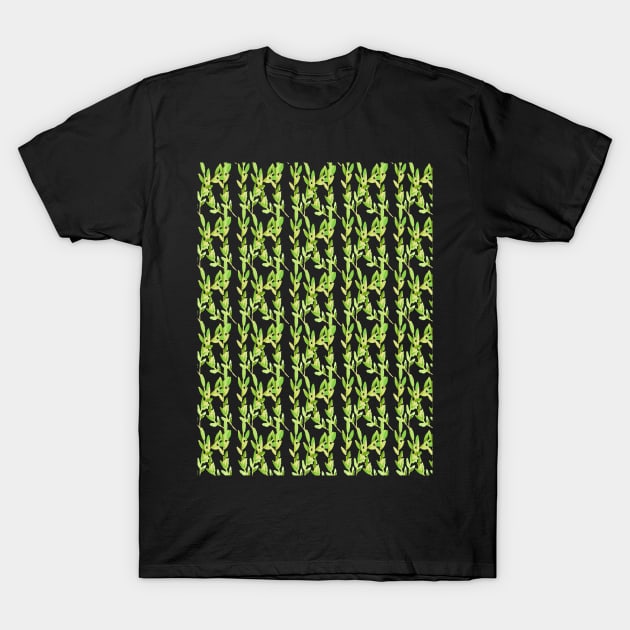 Green Tree aop pattern T-Shirt by green0